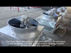 Επαγγελματικός ανεμιστήρας κλιβάνου ξυλείας για μεγάλη χωρητικότητα ξύλου και γρήγορη ξήρανση