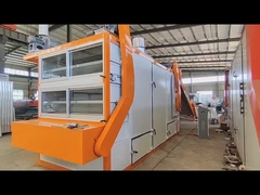 Αυτόματη μηχανή στεγνωτήρα ζώνης με δίχτυ Super 18,50KW Εργαλεία στεγνωτικής γραμμής ζώνης μικρού μήκους