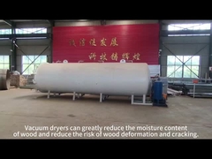 Διασφάλιση κενό ξυλοκάμινο στεγνώσεως ξύλου με προσαρμοσμένη ικανότητα εξατμισμού και κενό